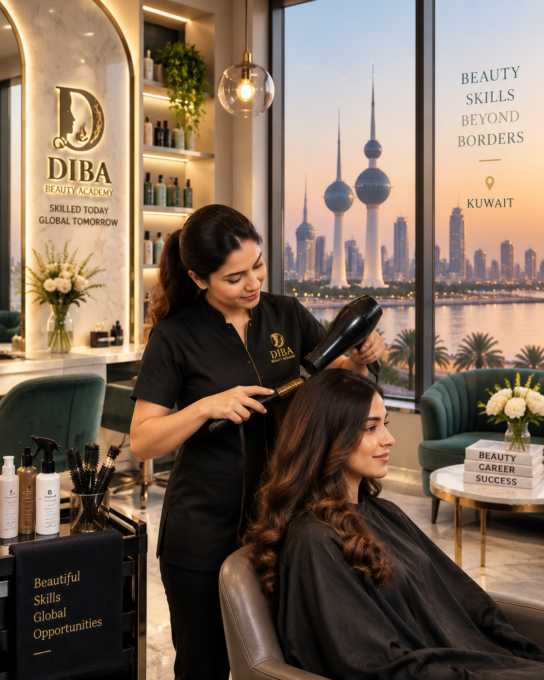 Beauty career opportunities in Kuwait for trained beauticians